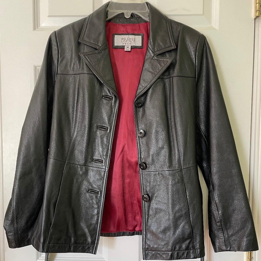 Wilson’s Leather Maxima Short Trench with Belt